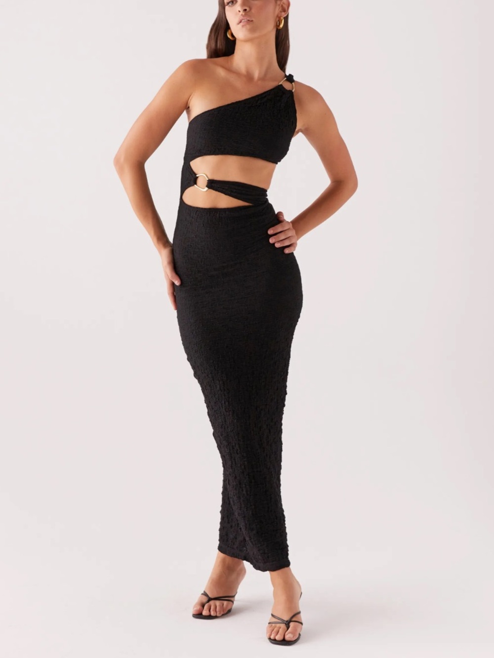 NWT Peppermayo Black Maxi Dress - Picture 4 of 8